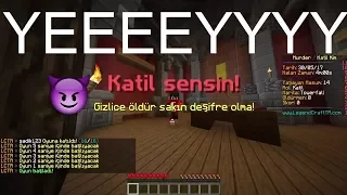 VİDEODA 3 KERE KATİL OLDUM !?! / Minecraft Katil Kim -9