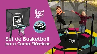 ¡Arma el Set de Basketball para las camas elásticas #GlowUp de manera muy fácil!