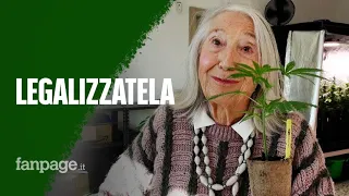 "Legalizzare la marijuana anche a scopo ricreativo", la battaglia della 92enne Licia Fertz