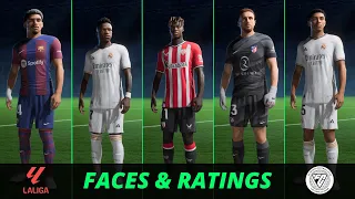 EA SPORTS FC24 | LaLiga Player Faces & Ratings