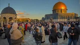 Live From Courtyard of Masjid Al AQSA || Maghreb Adhan