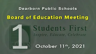 October 11, 2021, P12 Board of Education Meeting. Part 1