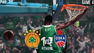 Παναθηναϊκός - ΤΣΣΚΑ Μόσχας 73-72 | 4ο ματς Playoff 23.04.2014| Full Highlights