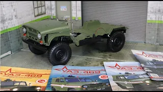 УАЗ 469 от deagostini. Сборка УАЗ 469 от deagostini, №29№30№31№32 .Scale RC UAZ.