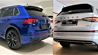 New Skoda KODIAQ 2023 vs New Volkswagen TIGUAN 2023 - STARTUP Comparison by Supergimm