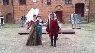 Pavane medieval dance.