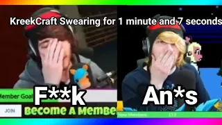 Kreekcraft Swearing For 1 Minutes 7 Seconds Straight (Part 4)