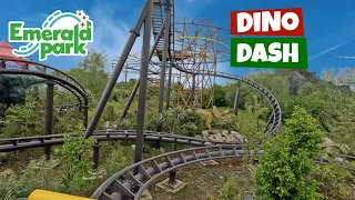 Dino Dash on-ride POV - Emerald Park