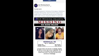 Update on the Nia Marie Wilson case in Nashville Tennessee