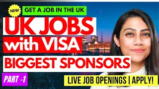 [NEW] UK Jobs with Visa Sponsorship | Biggest UK Visa Sponsors 🇬🇧