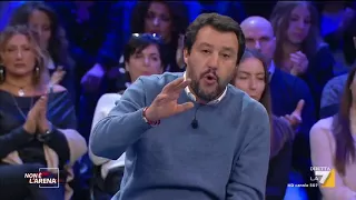 Salvini in studio contro Migliore (Pd): 'Chiedete scusa e restituite i soldi ai risparmiatori'