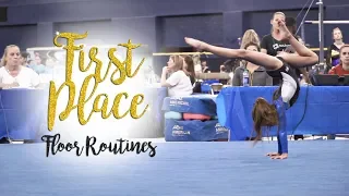 1st Place Gymnastics Competition Floor Routines| Sariah SGG