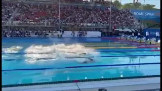 46.86 DAVID POPOVICI BREAKS 100 FREE WORLD RECORD!!!!