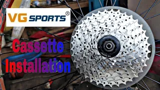 VG Sport Cassette Installation| 9 speed| Rifat| MTB ARENA