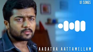 Aadatha Aattamellam Song | Mounam Pesiyathe | Yuvan Shankar Raja | Surya | Trisha | U1 Songs