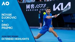 Novak Djokovic v Dino Prizmic Extended Highlights | Australian Open 2024 First Round