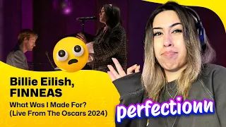 Reaction ▷ Billie Eilish - Billie Eilish, FINNEAS - What Was I Made For? (Live From The Oscars 2024)