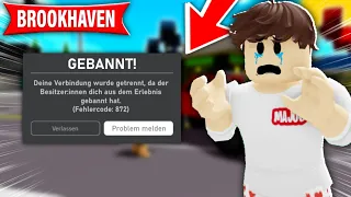 ICH wurde aus ROBLOX BROOKHAVEN GEBANNT...! 😭 (Roblox Brookhaven 🏡RP | Story Deutsch)