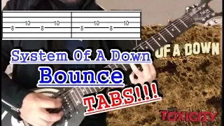 TAB Bounce - System Of A Down - Guitar cover tab