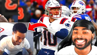 DEMON REACTS!! FlightReacts To New England Patriots vs. Buffalo Bills | 2022 Week 18  Highlights!
