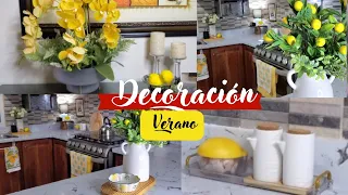 VERANO 2024 | COMO DECORAR TU COCINA Y CREDENZA PARA EL VERANO ☀️🍋