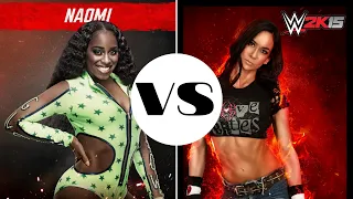 AJ Lee Vs Naomi