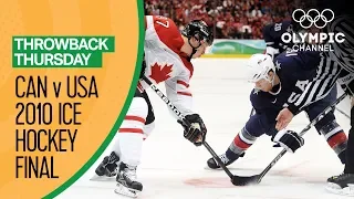 Canada v USA - Condensed Men's Ice Hockey Final - Vancouver 2010 | Throwback Thursday