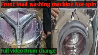 Front load washing machine drum not rotating| Samsung front load washing machine drum not spinning