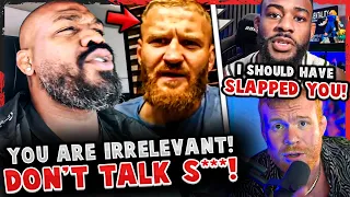 Jon Jones SNAPS on Jan Blachowicz! Aljamain Sterling HEATED ARGUMENT w/ Tim Welch!