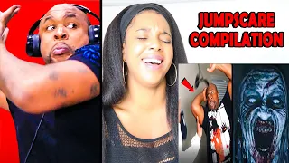 reacting To Youtubers Who Reacted To BlastphamousHD SCARY JUMPSCARE COMPILATIONS