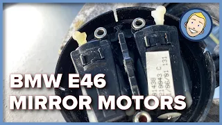 BMW E46 Side Mirror Motor Actuator Diagnostics/Disassembly 330ci 325i 330i 328i 320i 320d 318d 318