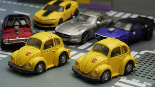 Bumblebee Yellow Car - Transformers Stop Motion Dropkick, LEGO, Truck Car Robot Toys