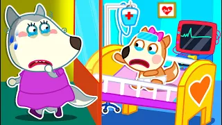 No No Mommy, Don't Leave Baby Alone at the Hospital 🐺 Funny Stories for Kids @LYCANArabic