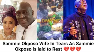 Sammie Okposo Wife In Tears As Sammie Okposo IS laid To Rest💔💔💔