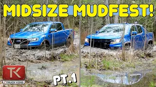 Ford Ranger Tremor vs Chevy Colorado ZR2 vs SWAMP! Which Midsize Truck is Better Off-Road? - Part 1