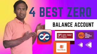 Best Zero Balance Bank Account in 2024 !! Zero balance bank account opening online