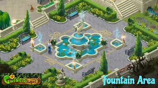 Gardenscapes | Austin's Mansion | Gameplay | Restoring Fountain Area |