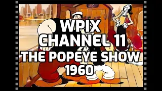 Vintage WPIX Channel 11. New York City. The Popeye Show. 1960.