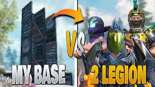 MY NEW SOLO BASE DESIGN VS 2 LEGION ONLINE RAID DEFENSE PART 3 SOLO JOURNEY LAST ISLAND OF SURVIVAL