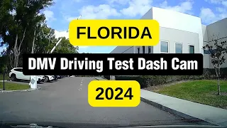 DMV Driving Test Dash Cam | FLORIDA 2024 | REAL DRIVING TEST