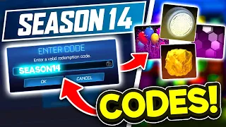 SEASON 14 Redeem Codes! In Rocket League