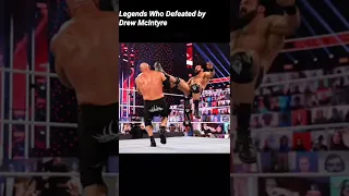 |Legends Who Defeated by Drew McIntyre|#Shorts