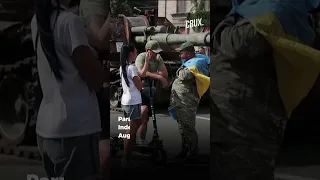 Watch: Russian Tanks Parade Through Kyiv Amid Ukraine War