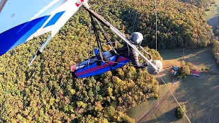 Hang Gliding Flight #25 at Lookout Mountain (Full Flight)