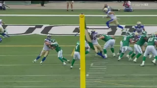 September 4, 2016 - Darian Durant 4 yard to Caleb Holley first CFL career touchdown