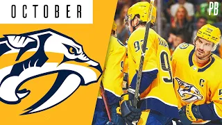 NHL - ALL Nashville Predators Goals (October 2021)  Highlights