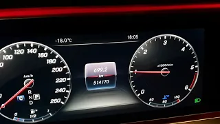 Mercedes-Benz E200d W213 -18°C cold start