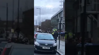 Millwall Vs Everton fans in Surrey Quays (1)