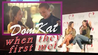 Dominique and Kat "remember the time we met" (LoveFanFest 2018)