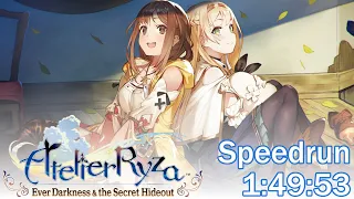 (Former WR 9/18/2022) Atelier Ryza Normal Speedrun in 1:49:53 [ライザのアトリエ RTA]